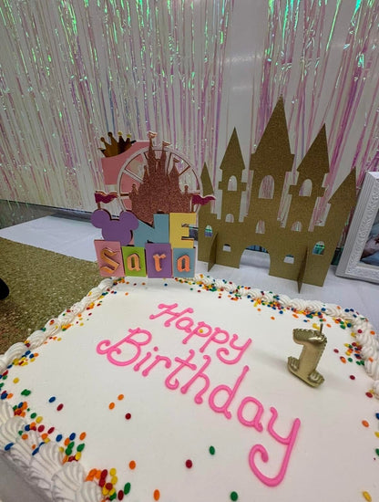 Custom 2D Cardstock Cake Toppers