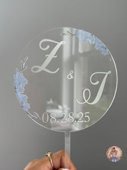 Custom Acrylic Cake Toppers
