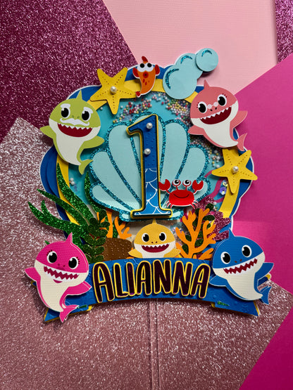 Custom Shaker Cake Toppers