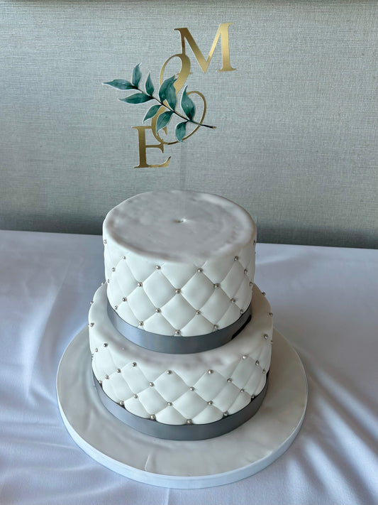 Custom 2D Cardstock Cake Toppers